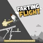 In the bizarre physics-based video game Farting Flight, your character uses the thrust of gas to maintain altitude and travel along a mysterious path. The simple goal is to fly as far as possible while avoiding collisions, miscalculations, and tricky obstacles, or you'll lose instantly!