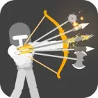 In the skill-based archery game Ragdoll Archers, stickman avatars with bows engage in frantic combat driven by ragdoll physics.