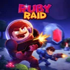 Ruby Raid is an exciting endless runner game where you have to steal a holy gem, cause chaos, and fight your way through waves of enemies.
