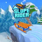 Thrilling sledding game Slope Rider takes players on a fast-paced winter adventure. Simple but difficult: live as long as possible while racing down steep, snow-covered slopes with lethal perils.