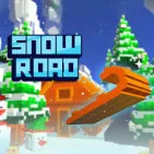 In the exhilarating winter arcade game Snow Road, you can glide endlessly, avoid freezing obstacles, and win gifts. Get on a sledge and go sliding!